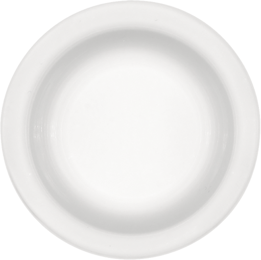 Leere weiße Suppenschüssel, B2B-Gastronomie