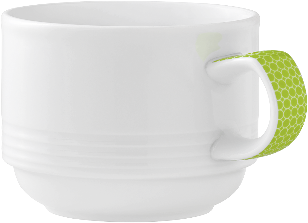 Obertasse stapelbar Relief 0.18l 'DIALOG'