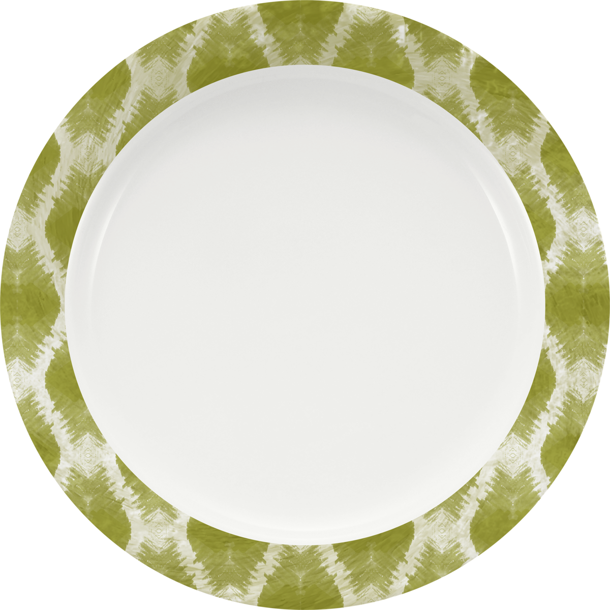 Leere B2B-Gastronomie-Papierplatte