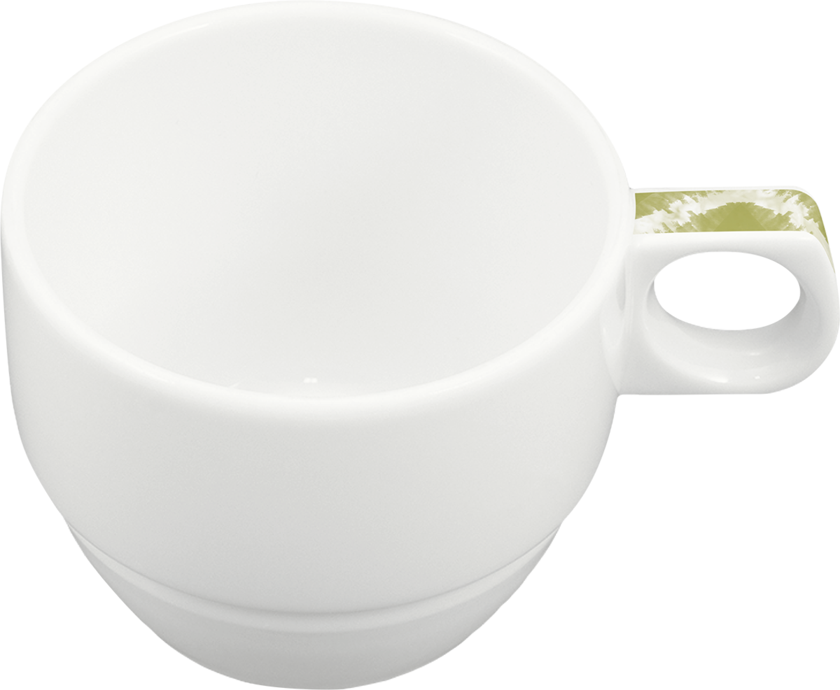 Weiße Kaffeetasse, B2B Gastronomie.