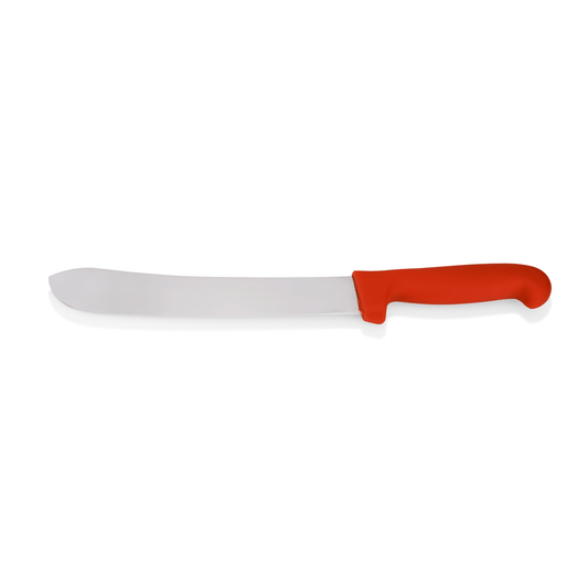 Messer mit rotem Griff.