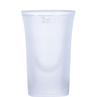 Transparenter 2 cl Kunststoffbecher