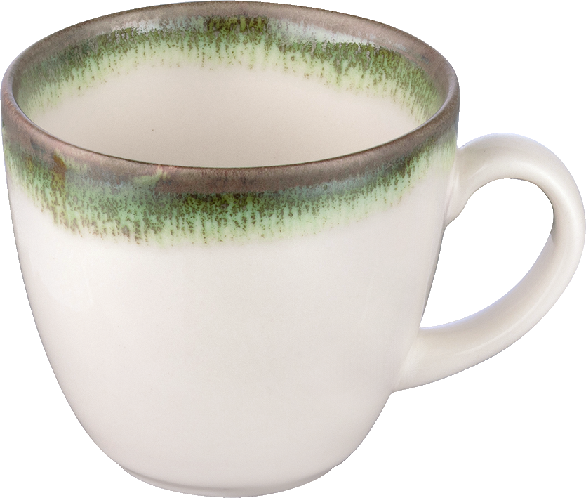 Kaffeetasse mit Milchfüllung