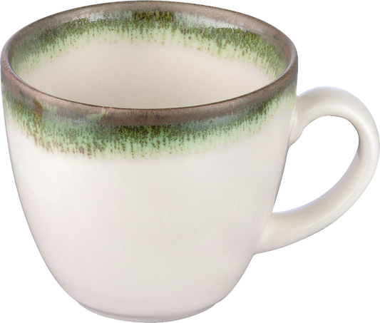 Kaffeetasse mit Milchfüllung