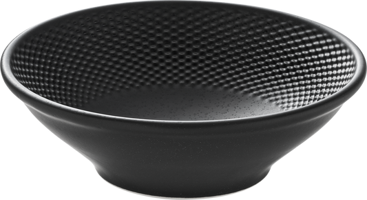 Schwarze Schüssel für Gastronomie
