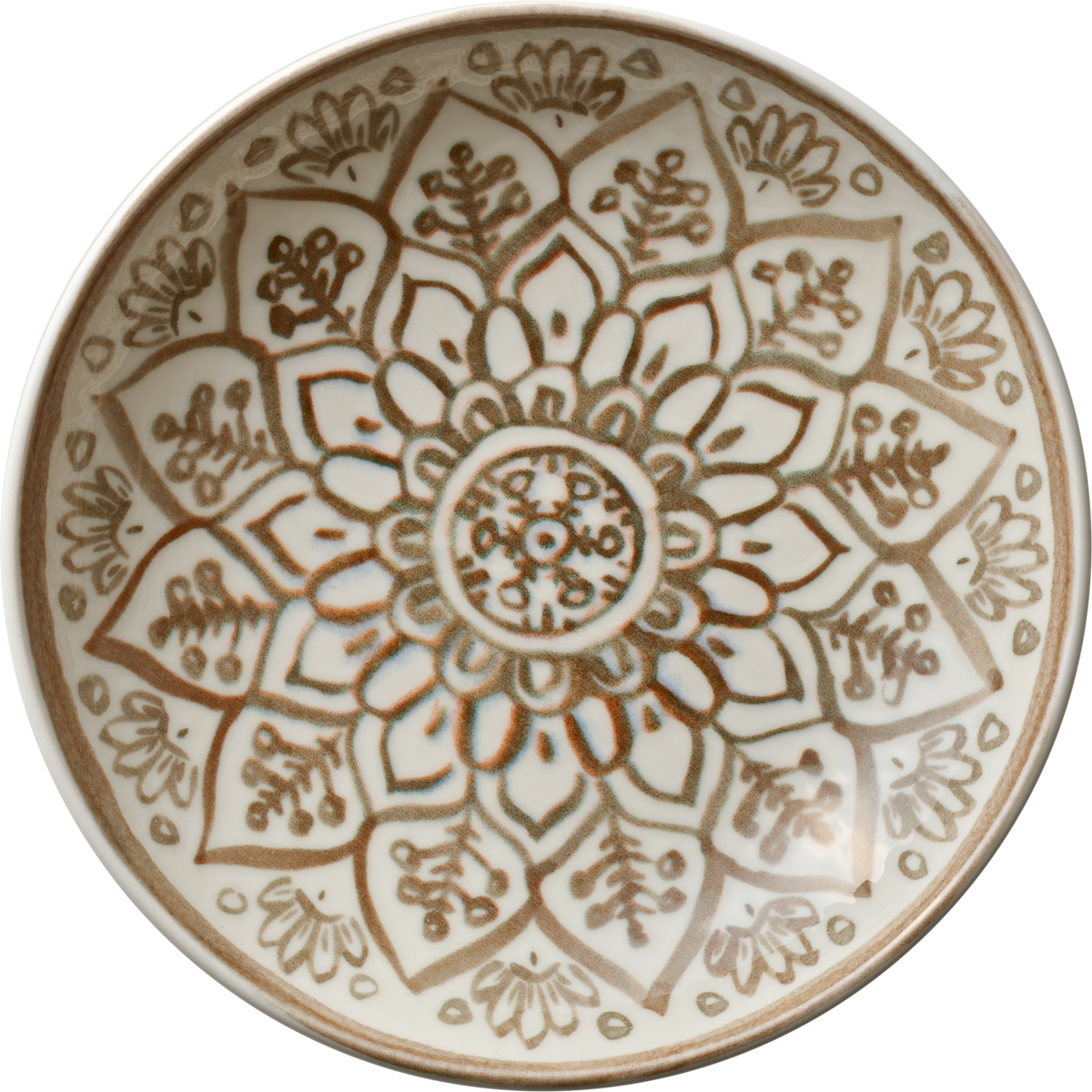 Bodenfliese mit Mandala-Muster