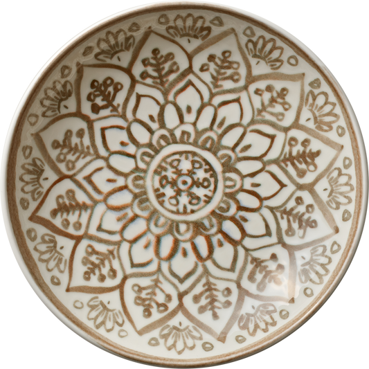 Bodenfliese mit Mandala-Muster