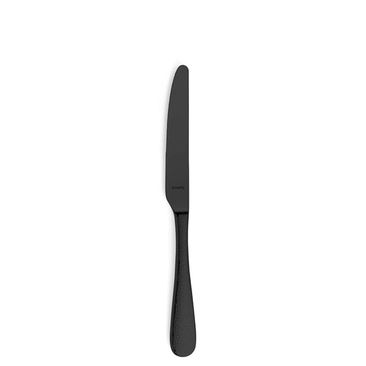 Schwarzes Messer auf weißem Hintergrund