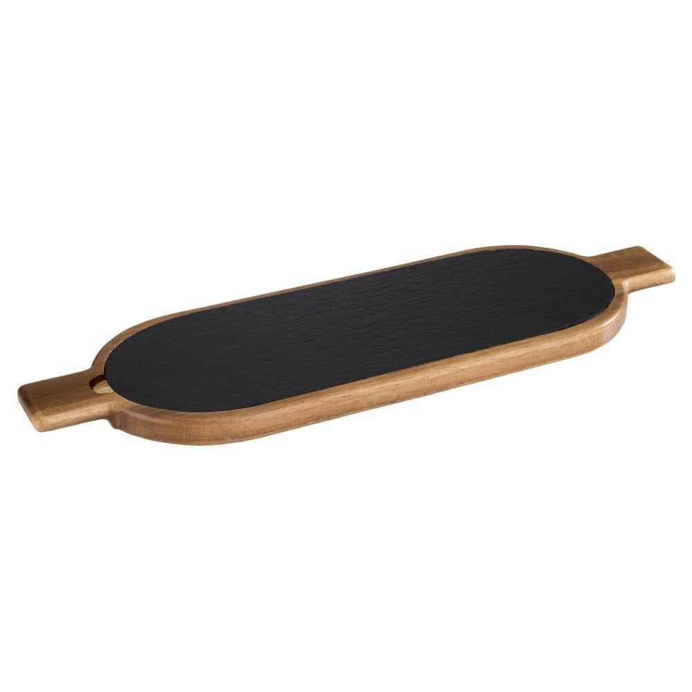 Servierbrett, 2-teilig, 40 x 15 cm, H: 2 cm