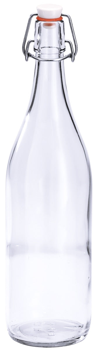 Leere Glasflasche für Getränke
