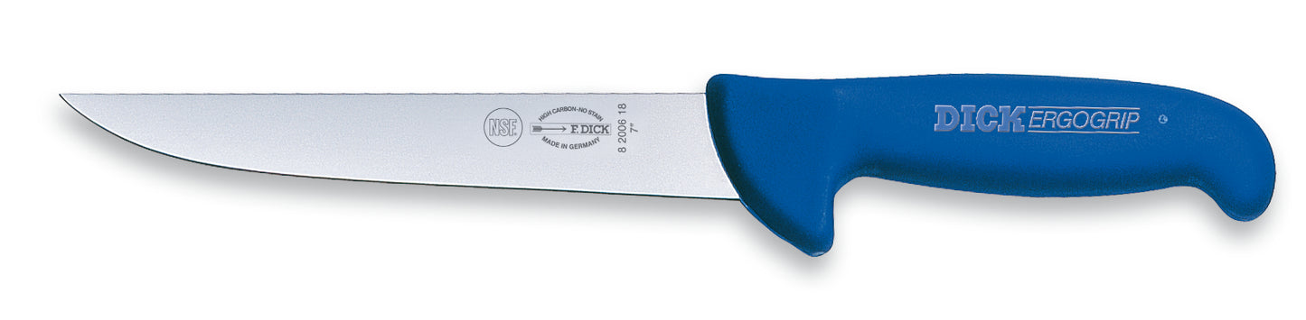 Messer mit blauem Griff.