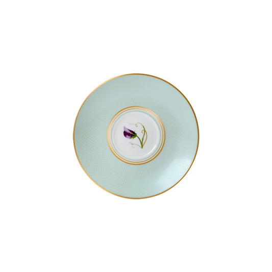 Teller mit floralem Design.