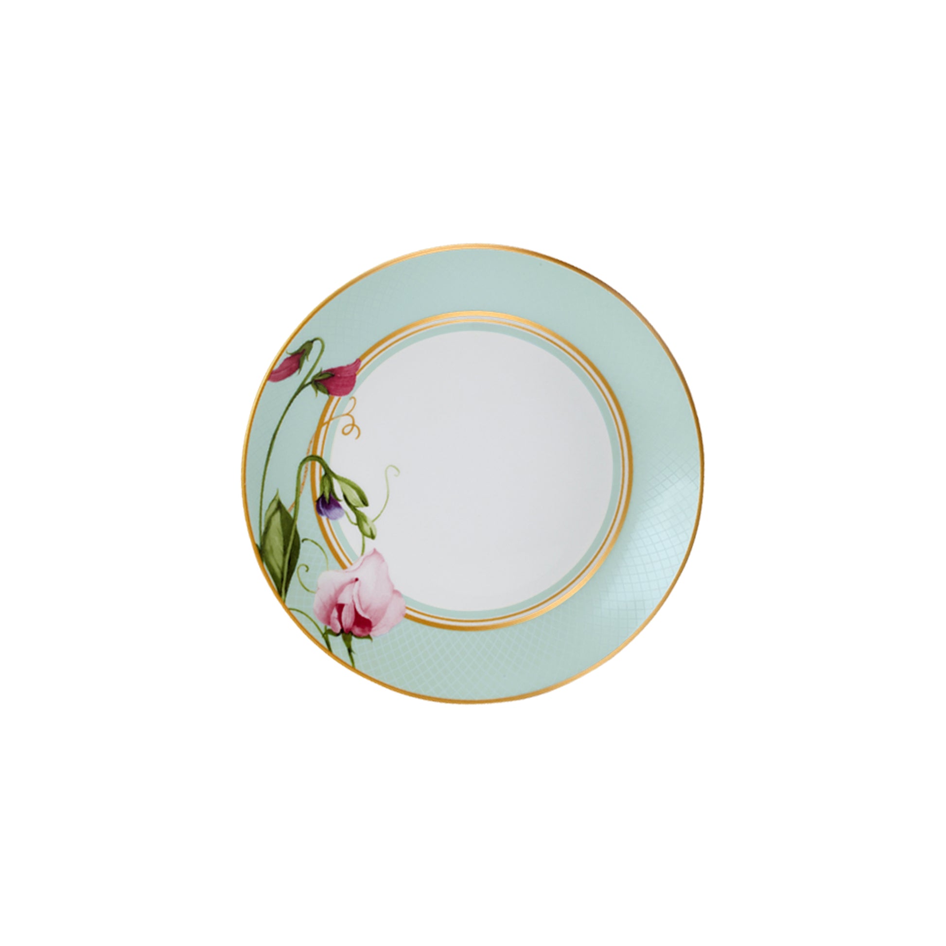 Teller mit floralem Design.