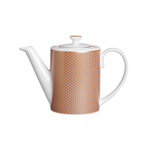 Teekanne mit geometrischem Muster.