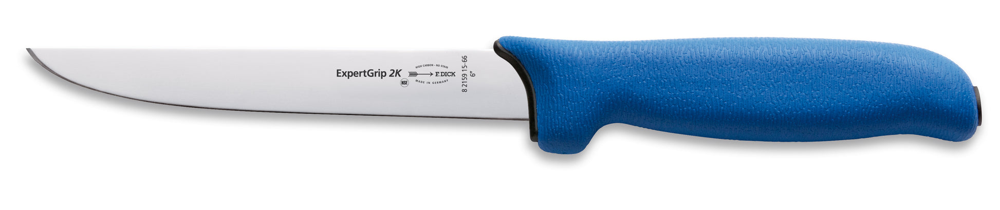 Messer mit blauem Griff.