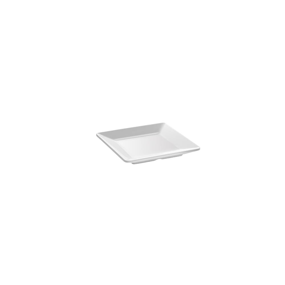 Leere quadratische Servierplatte