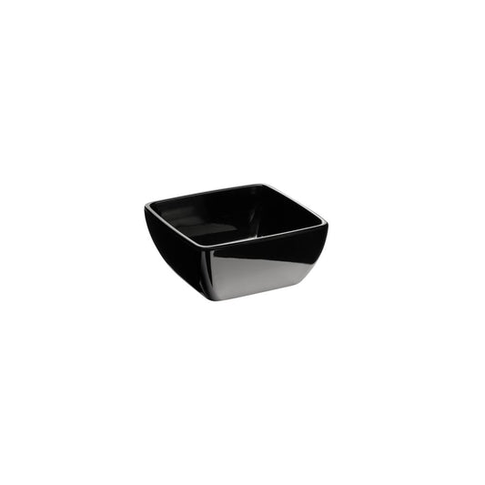 Schwarze Schüssel für Gastronomie