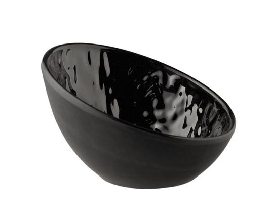 Schwarze Schale für Gastronomie