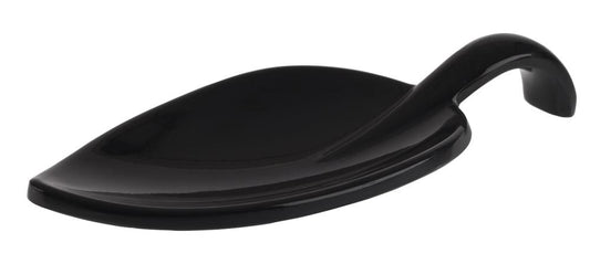 Schwarzer Löffel aus Melamin.