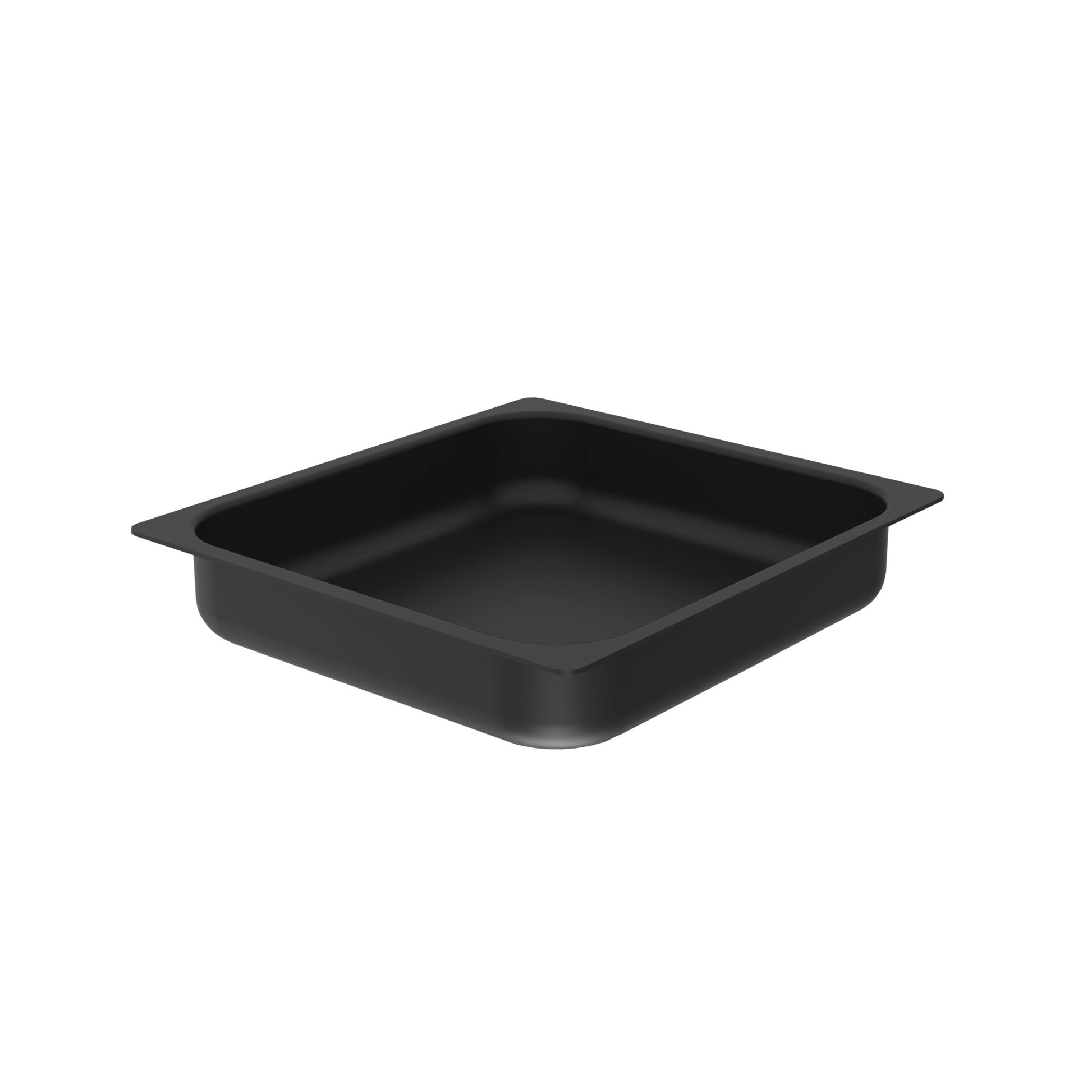 Schwarze GN-Behälter für Gastronomie.