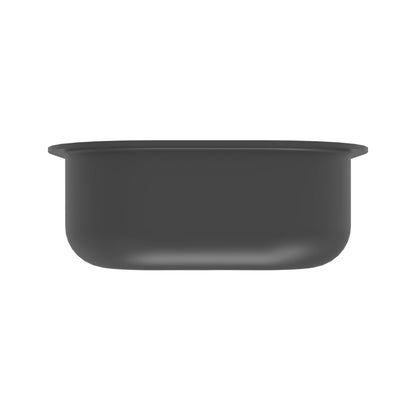 Schwarze GN-Behälter für Gastronomie.