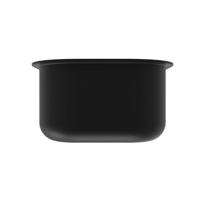 Schwarze GN-Behälter für Gastronomie.