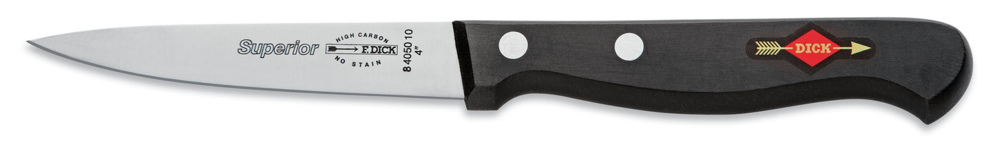 Küchenmesser mit schwarzem Griff.