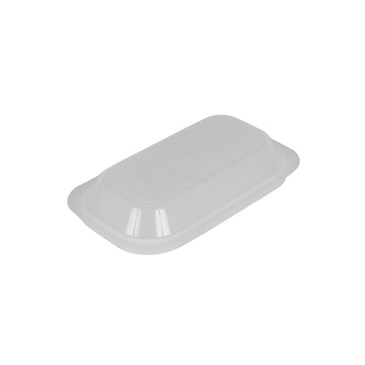 Transparenter Kunststoffdeckel für Gastronomiebehälter.