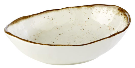 Leere Keramikschale für Gastronomie