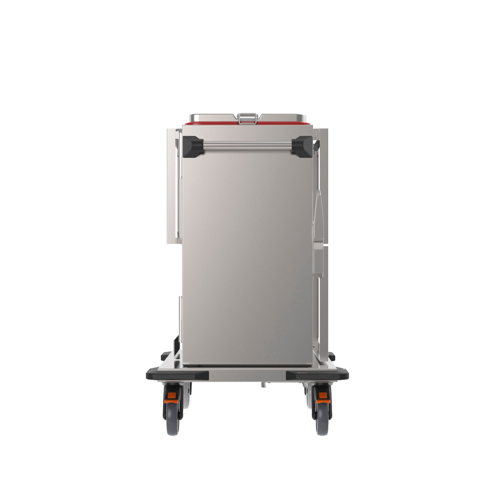 Thermobox auf Rollwagen für Gastronomie.