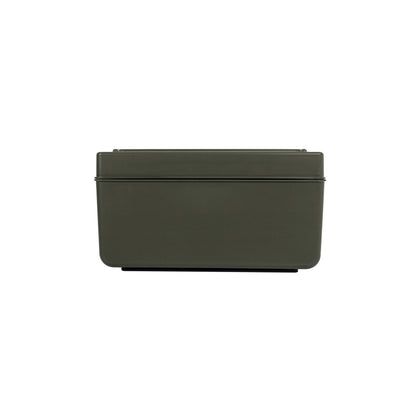 Grüne Thermobox mit Griff.