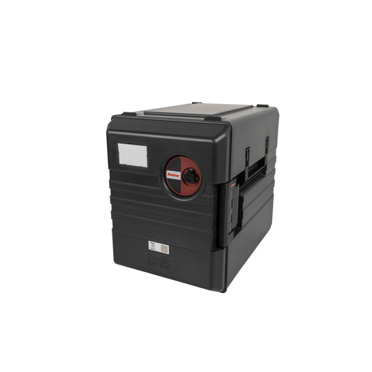 Thermobox für Lebensmitteltransport, schwarz.