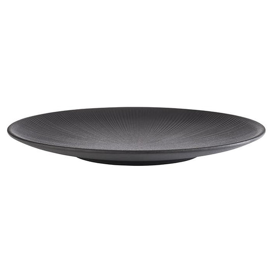 Teller -NERO-, Ø 33 cm, H: 3,5 cm