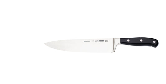 Küchenmesser mit schwarzem Griff.