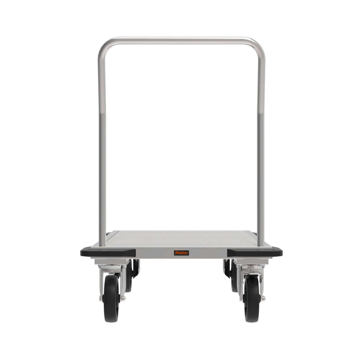 Transportwagen mit Griff und Rädern.