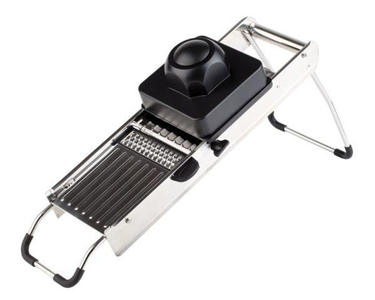 Mandoline Gemüseschneider mit Ständer.