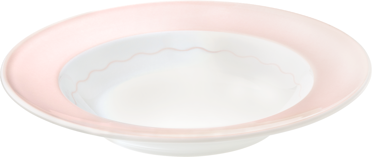Leeres Porzellanservice für Gastronomie
