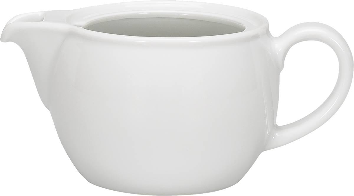 Weiße Teekanne für Gastronomie