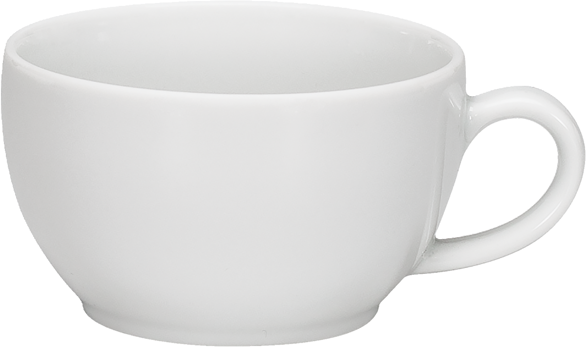 Weiße Kaffeetasse für Gastronomie