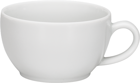 Weiße Kaffeetasse für Gastronomie