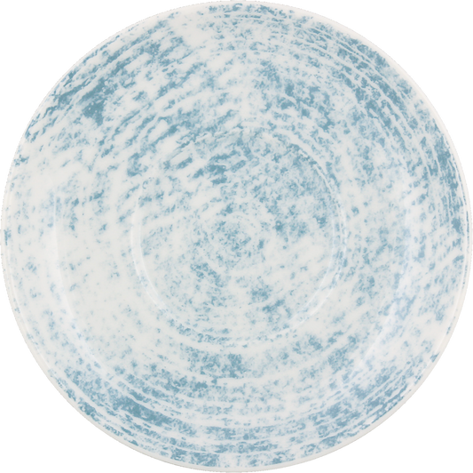 Leeres blauer Teller, B2B Gastronomie