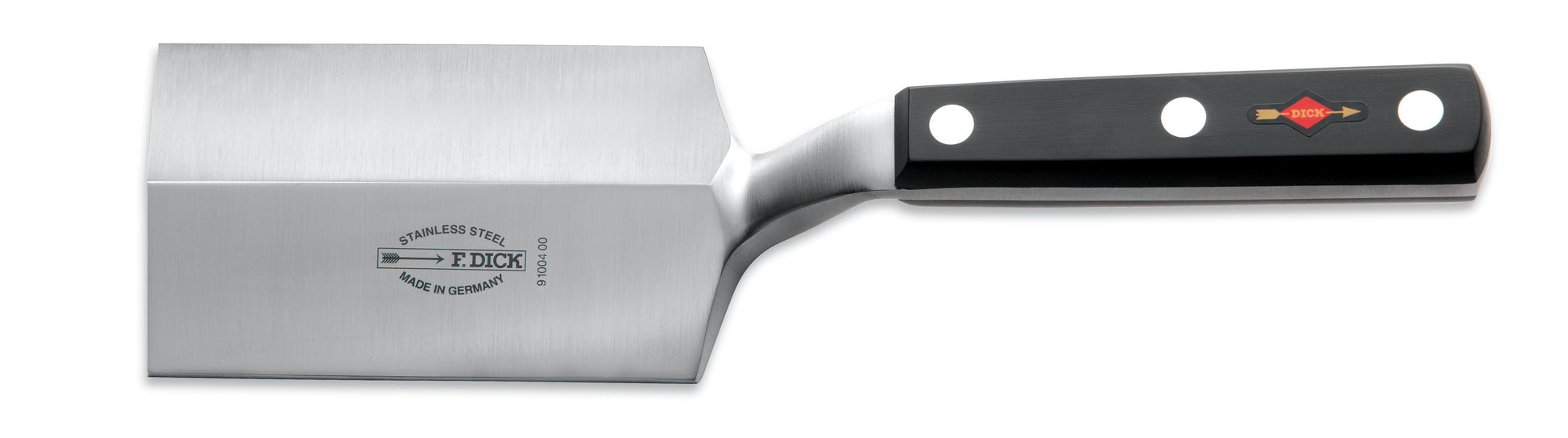 Hackmesser mit schwarzem Griff.