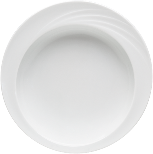 Weiße Teller für Gastronomie