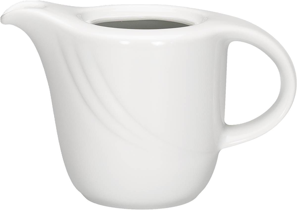 Weiße Kaffeekanne für Gastronomie