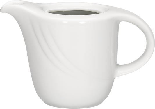 Weiße Kaffeekanne für Gastronomie