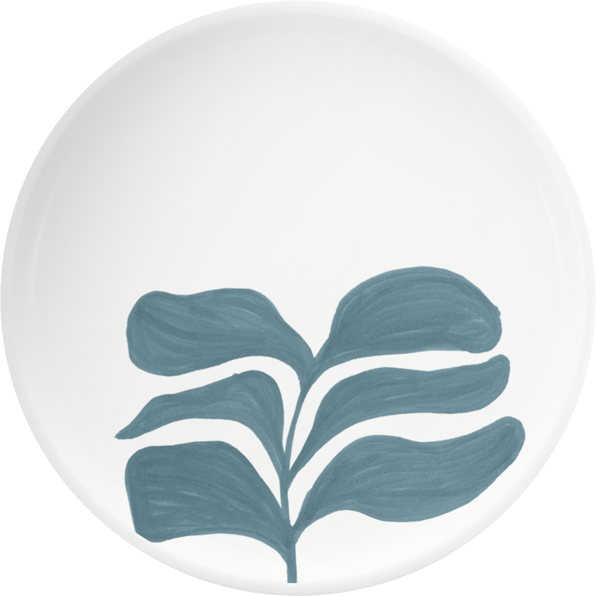 Blatt-Illustration auf weißem Hintergrund