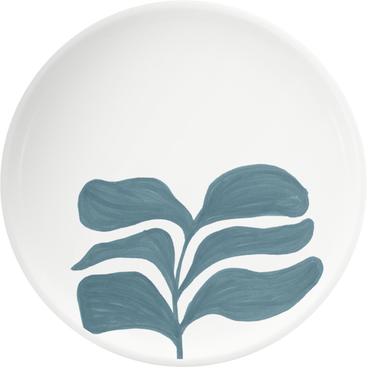 Blatt-Illustration auf weißem Hintergrund