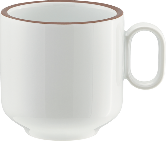Weiße Kaffeetasse für Gastronomie