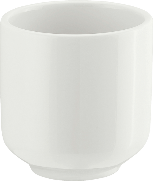Weiße Keramik-Tflon-Tasse