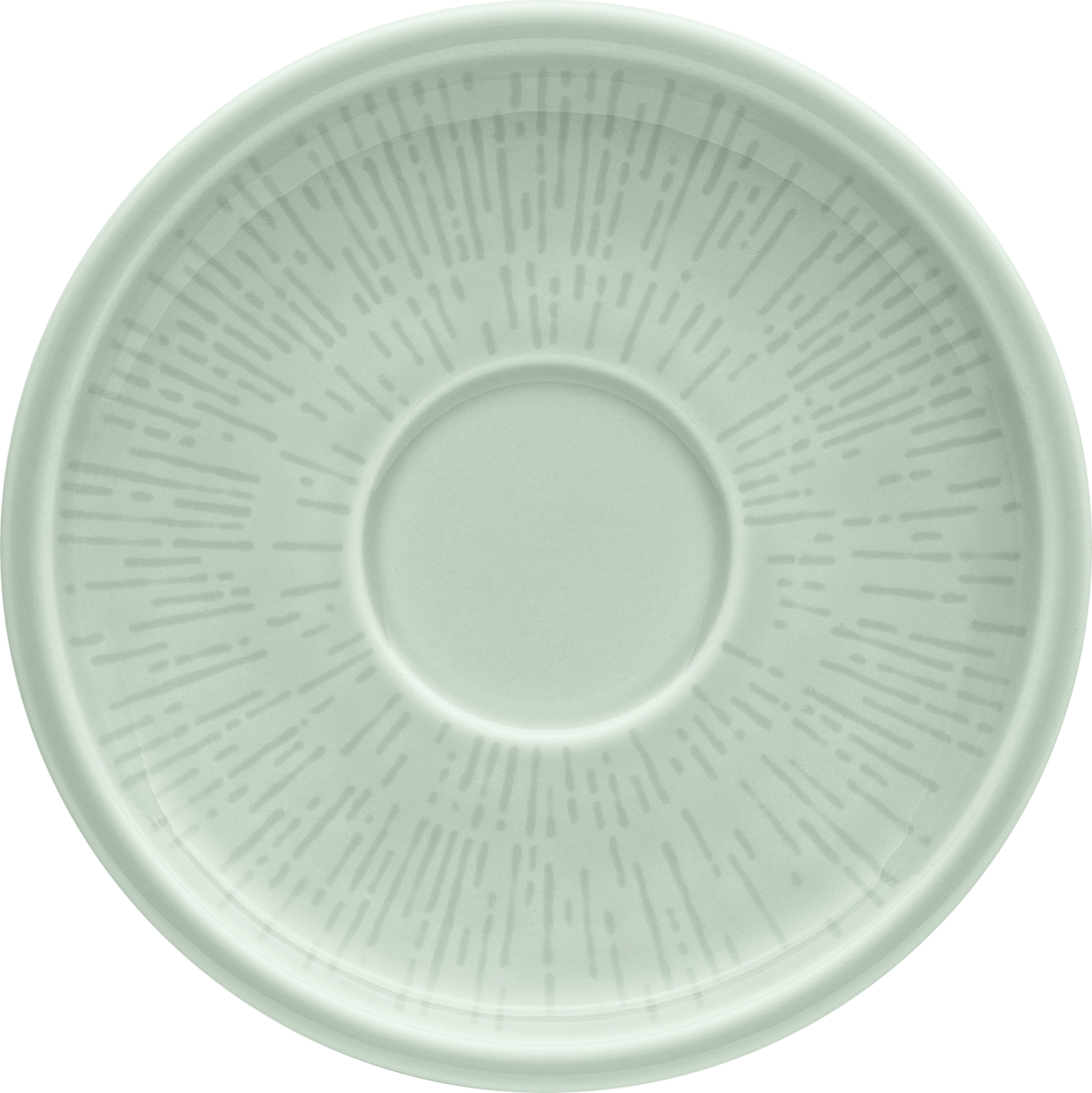 Leeres, grünes Pappteller-Design